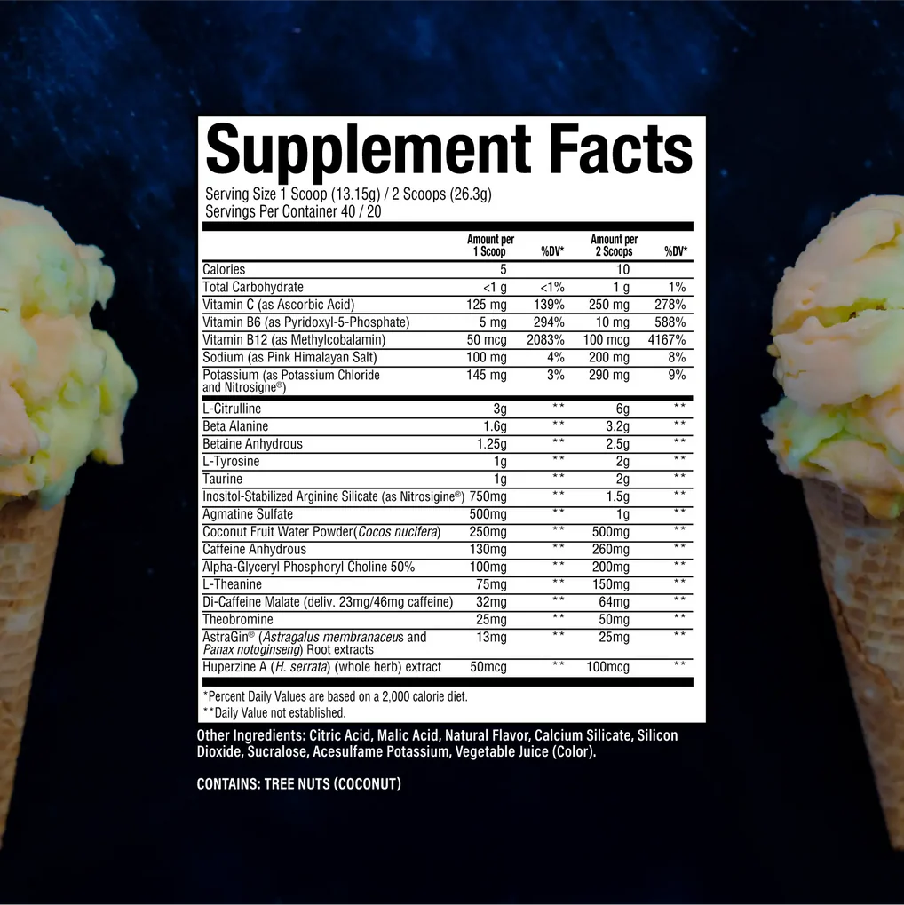 Thavage Pre-Workout 40 serv Rainbow Sherbet