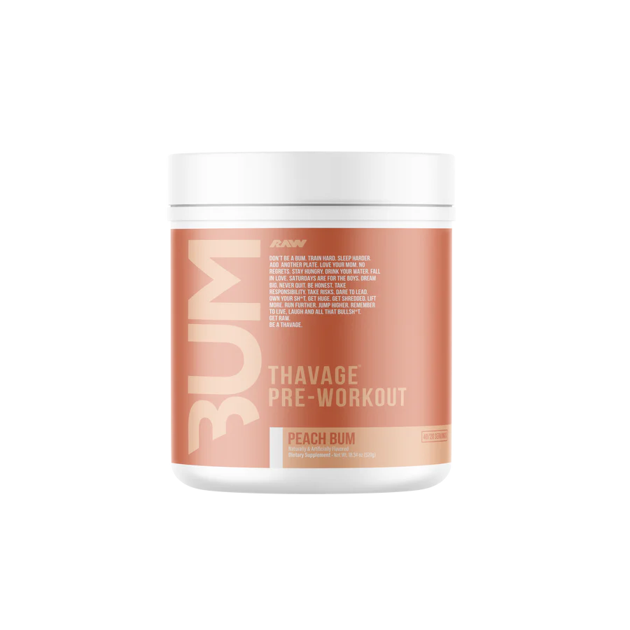 Thavage Pre-Workout 40 serv Peach Bum