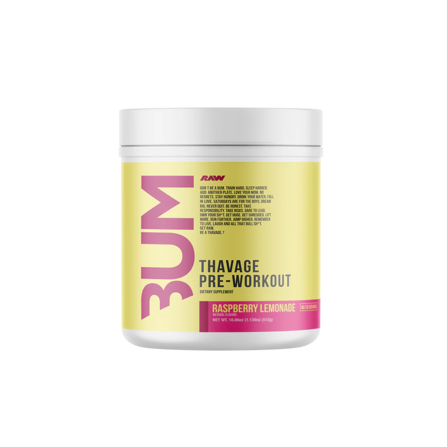 Thavage Pre-Workout 40 serv Raspberry Lemonade